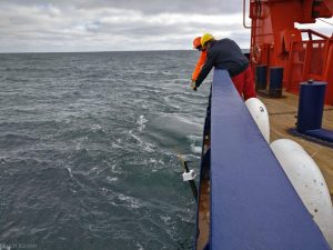 Ein Float geht zu Wasser. Foto: Ulrich Küster